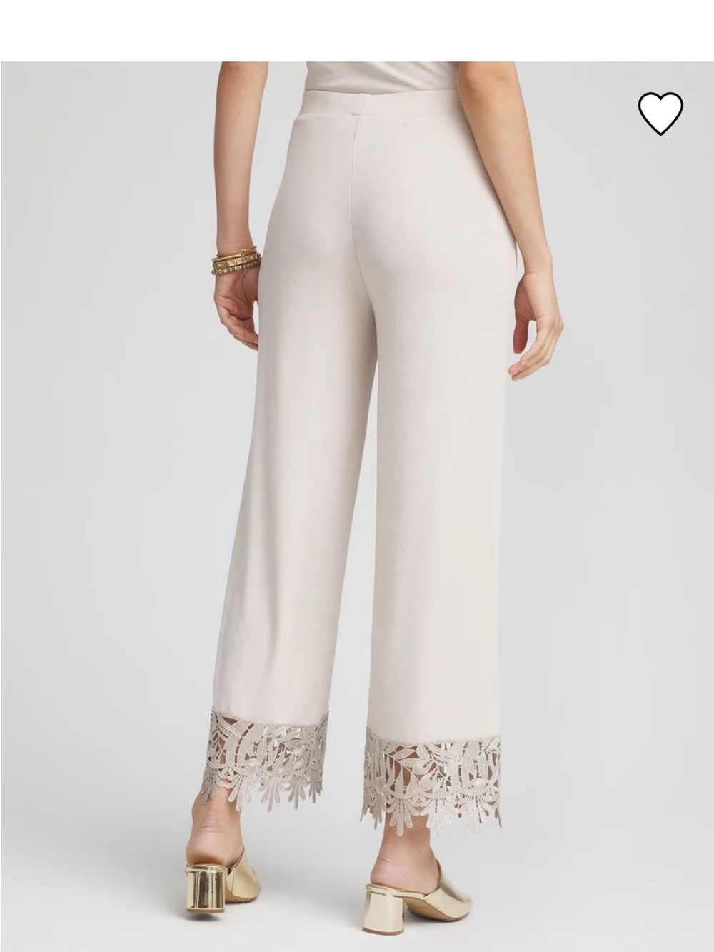 Chico's travelers Light Champagne Shell Top and bottom - Picture 4 of 16